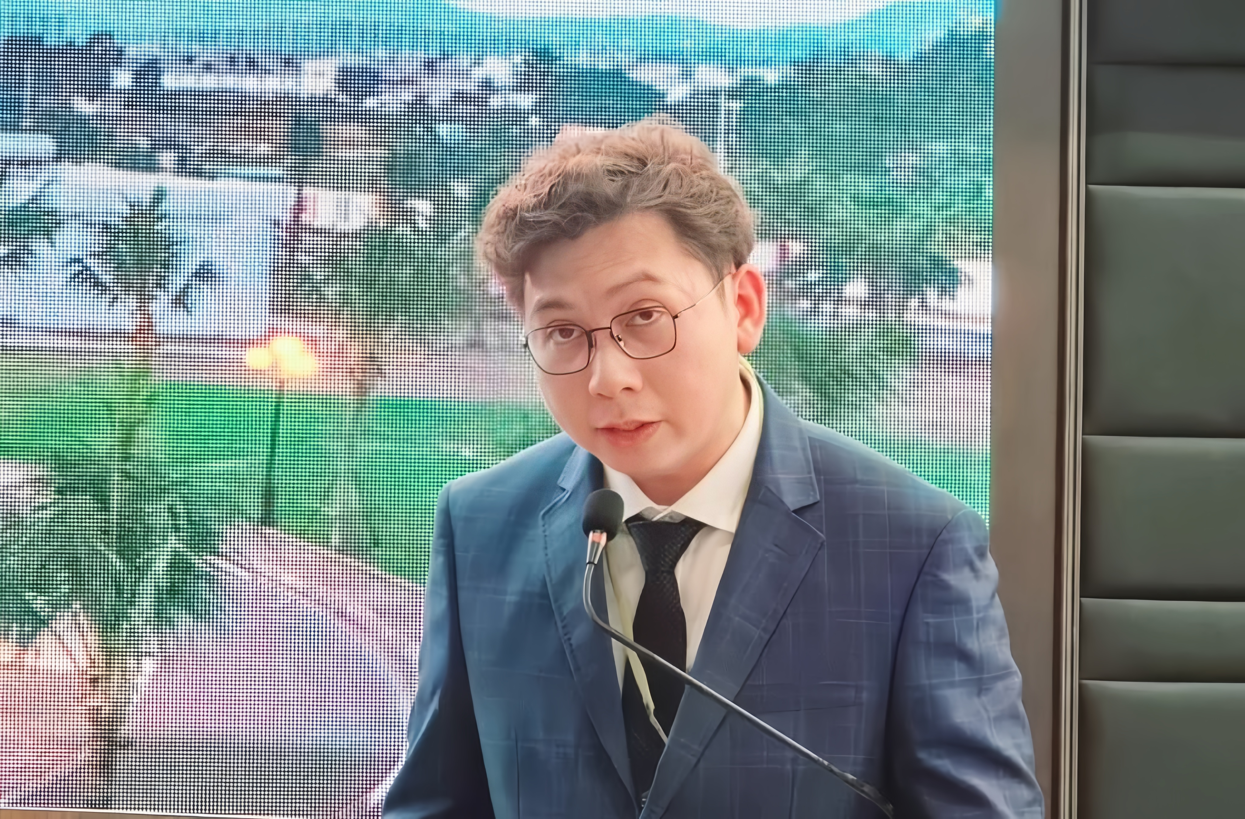 Ông Trần Quốc Minh Đăng, Tổng Giám đốc Công ty TNHH Ý Chí Việt phát biểu